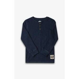 NEW APPAMAN men's craftsman thermal henley tee in winter white